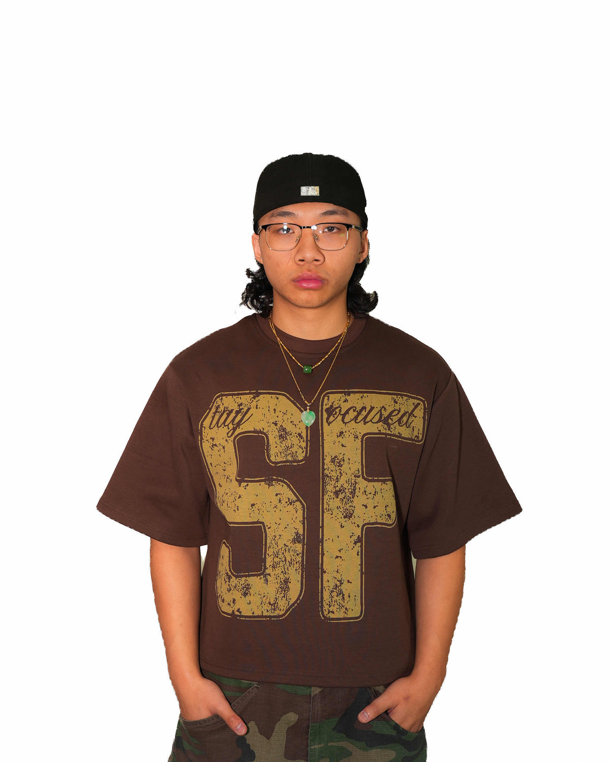 'SF' Mocha Tee