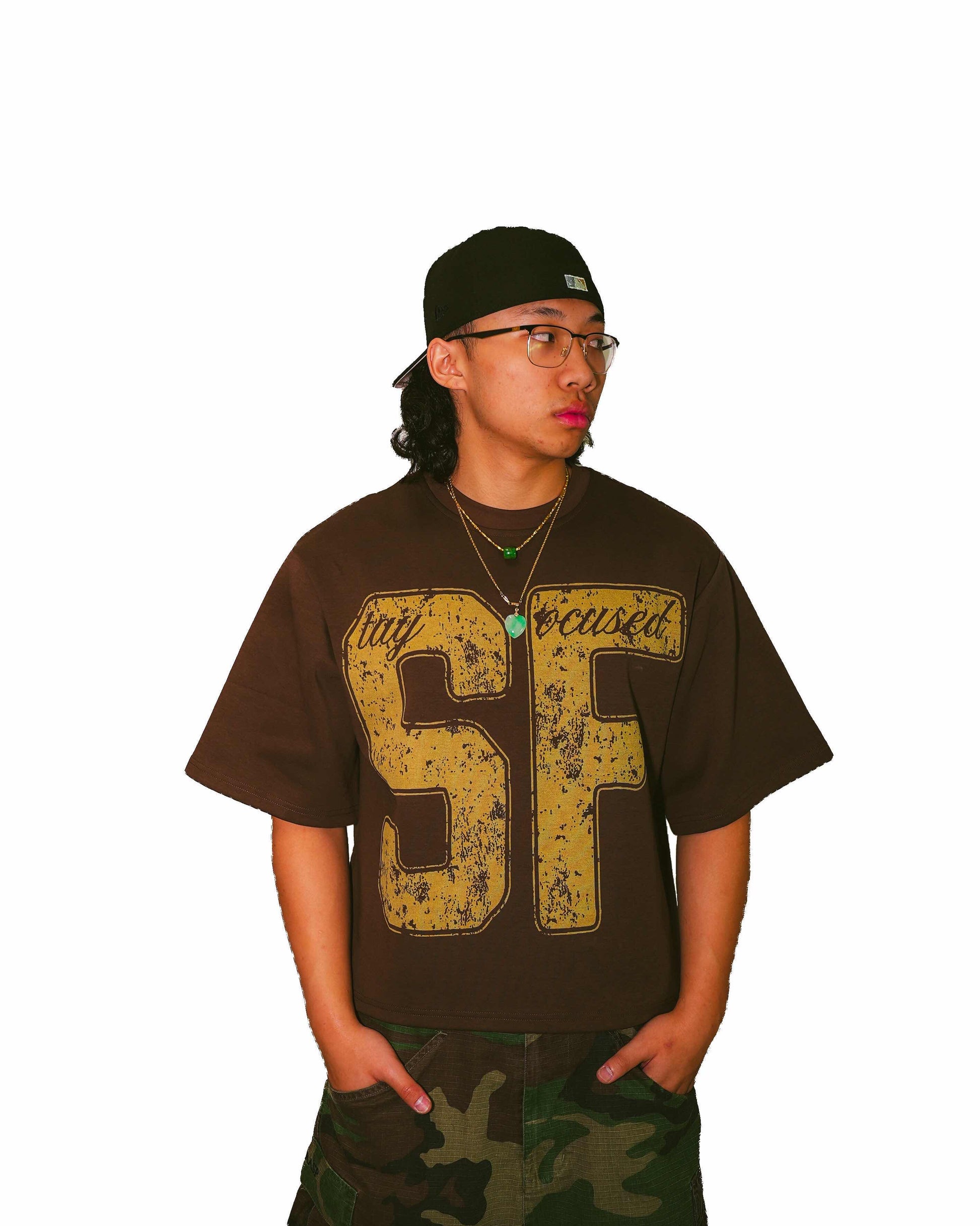 'SF' Mocha Tee