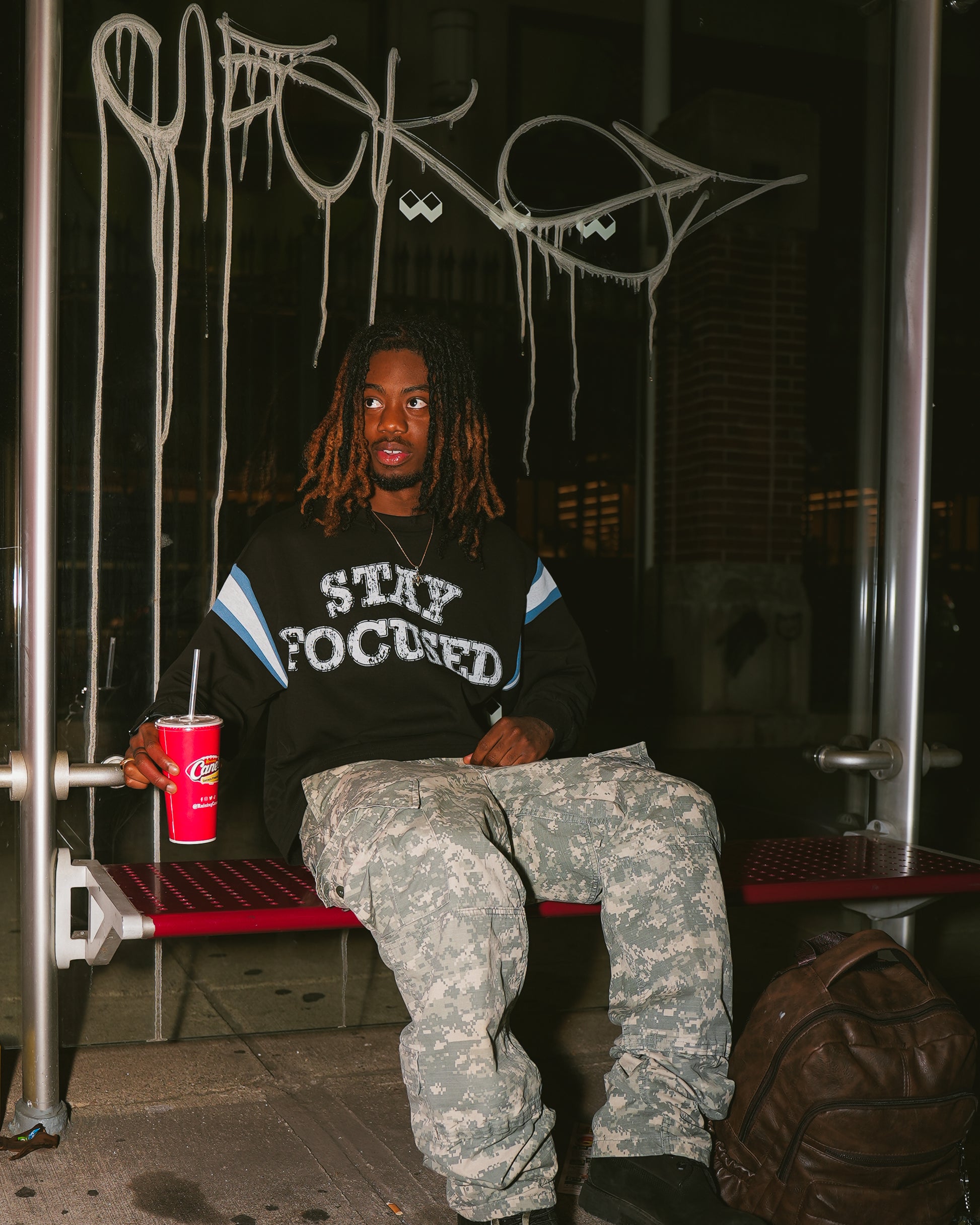 'Stay Focused' UNC Varsity Tee