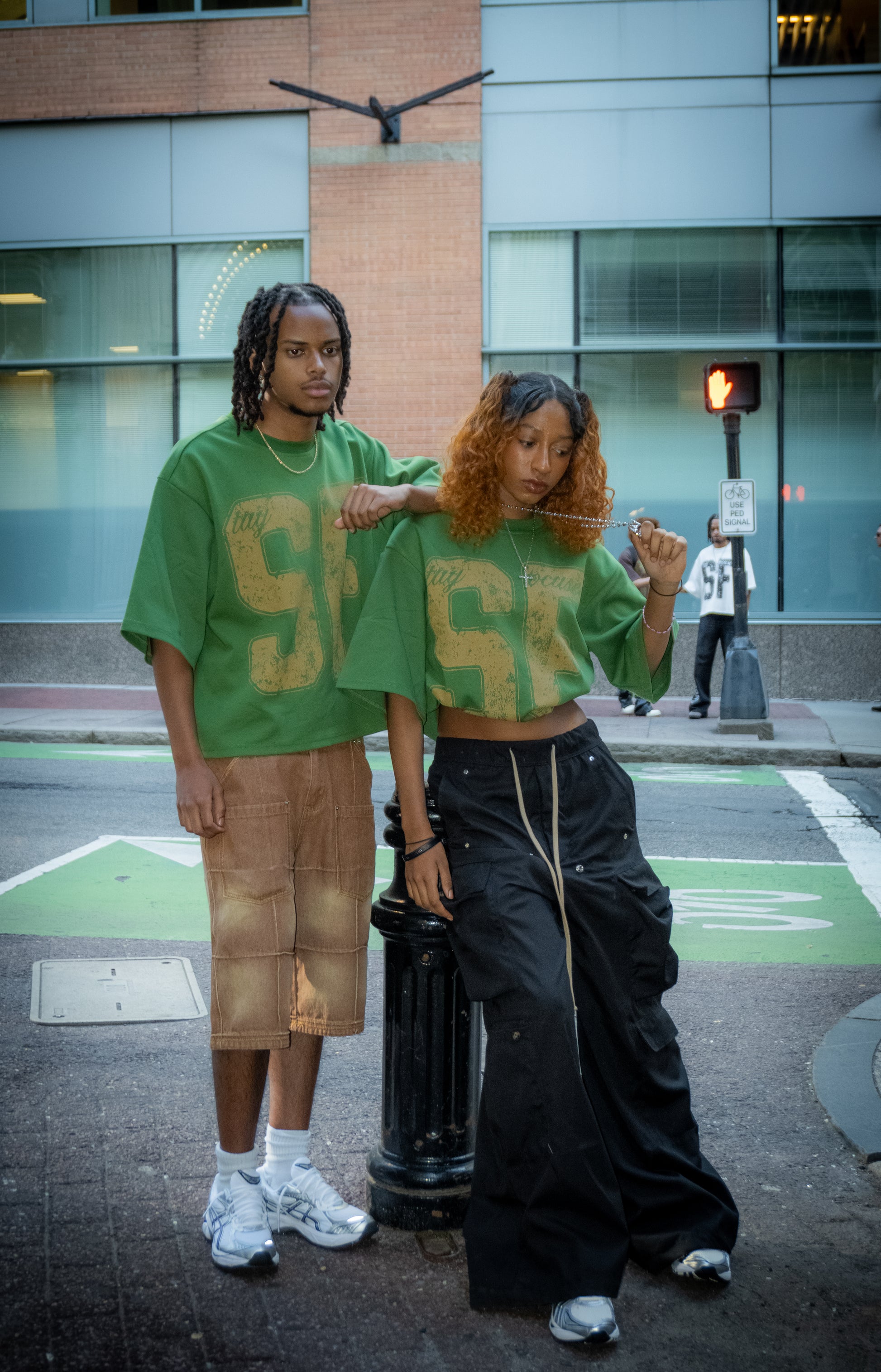 'SF' Green Tee
