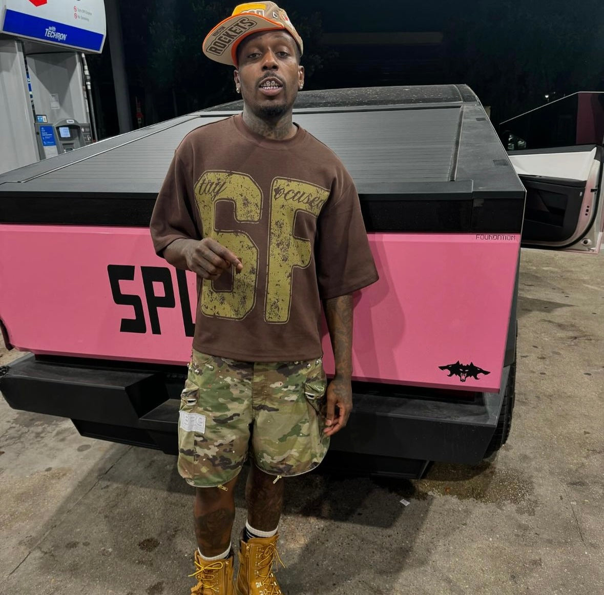 'SF' Mocha Tee